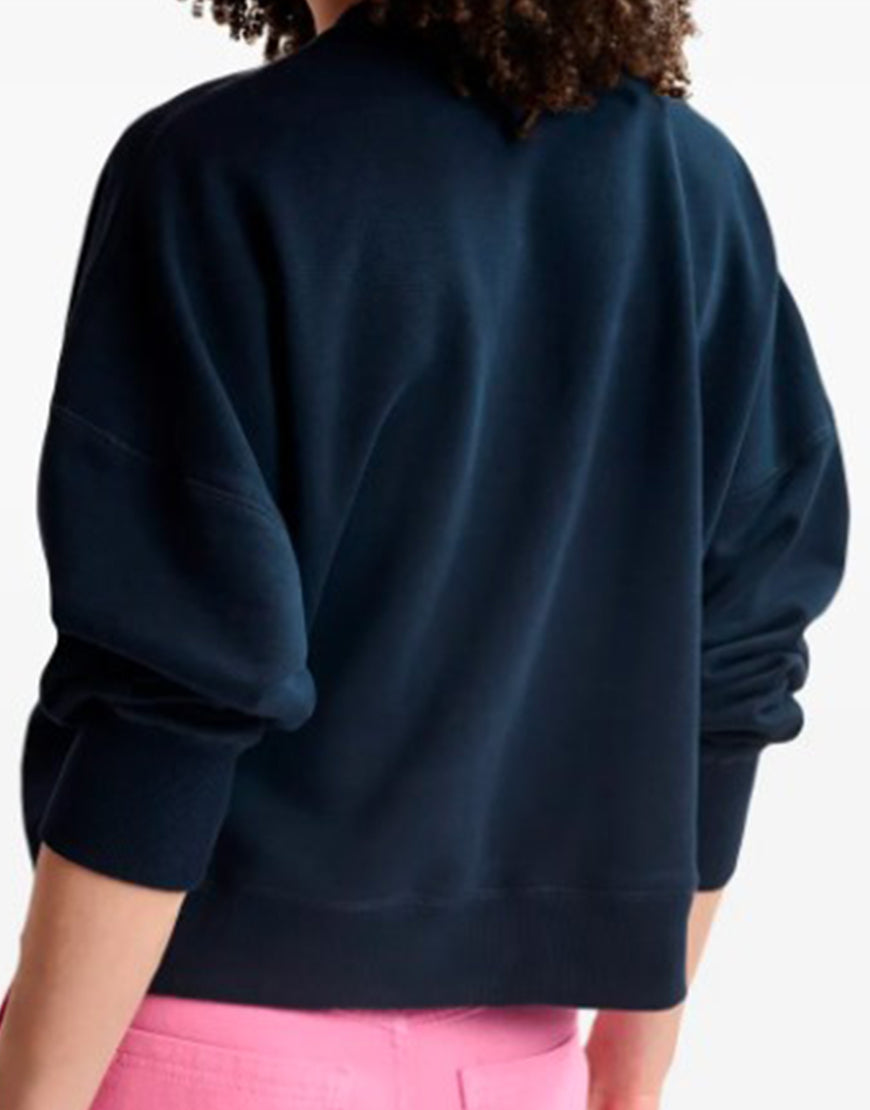 The Social 2025 Heart Embellished Sweatshirt