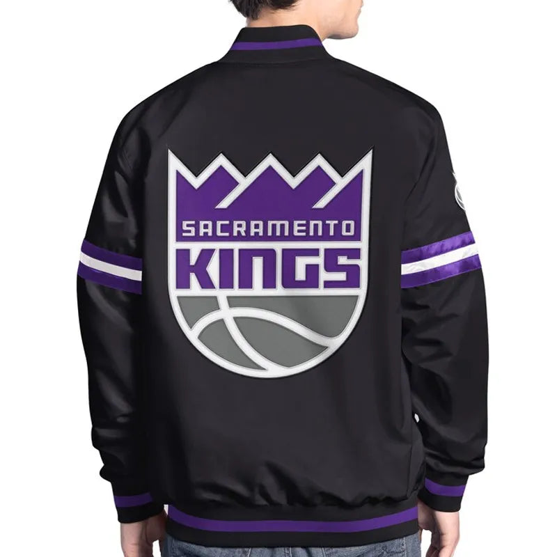 Sacramento Kings Scout Varsity Satin Jacket