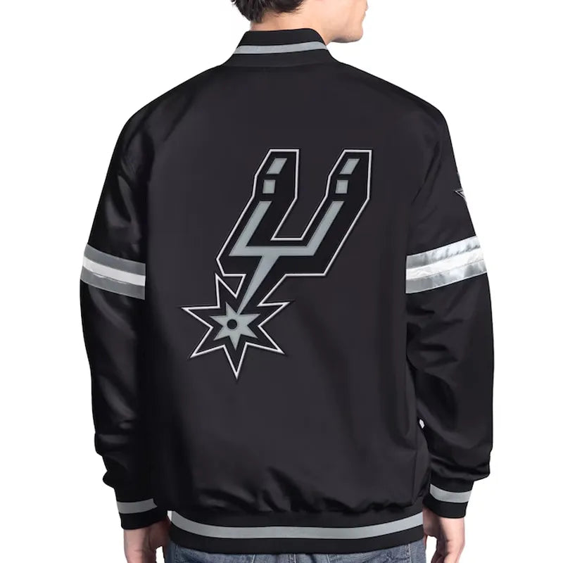 San Antonio Spurs Scout Varsity Satin Jacket