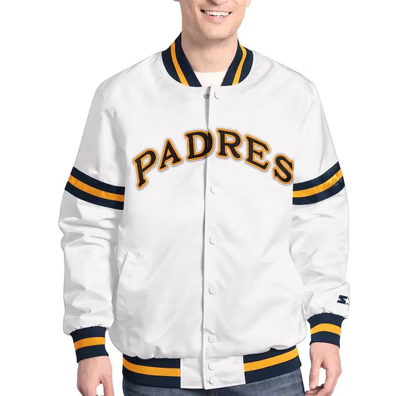 San Diego Padres Scout Varsity Satin Jacket