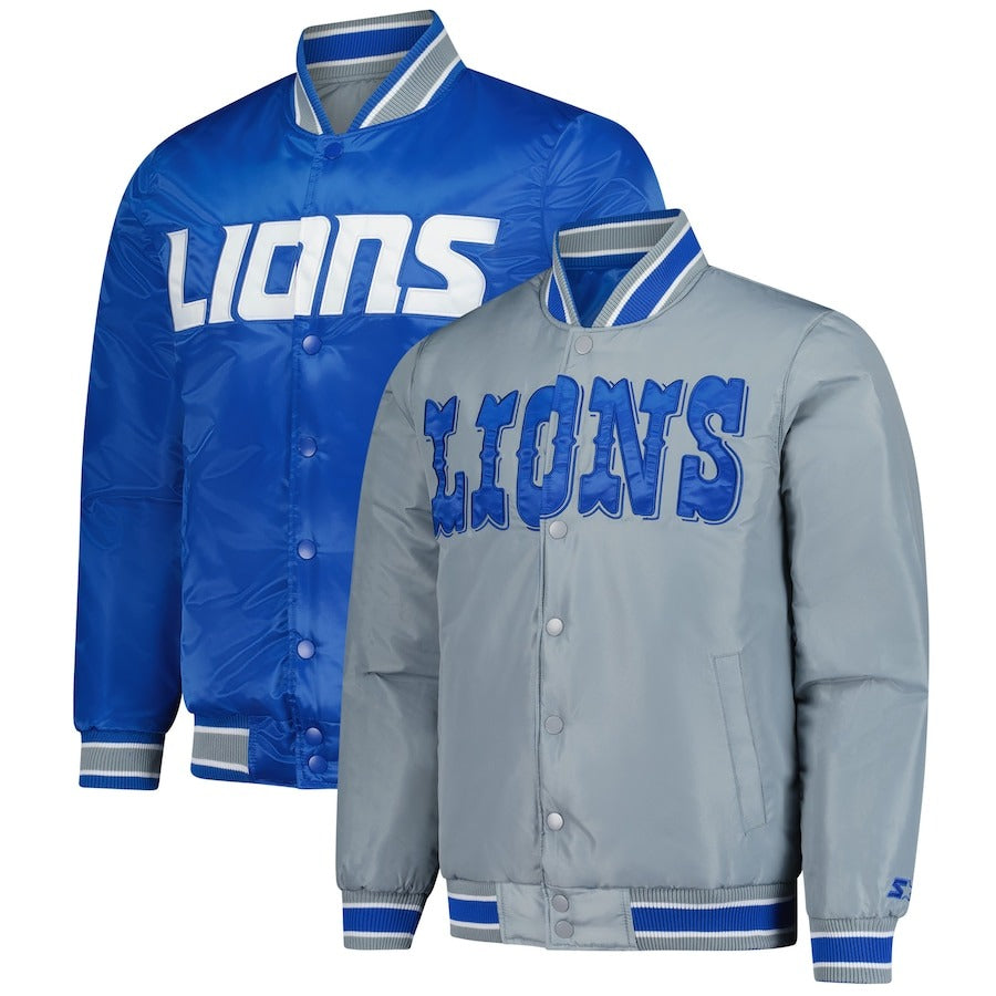 Detroit Lions Starter Varsity Reversible Jacket