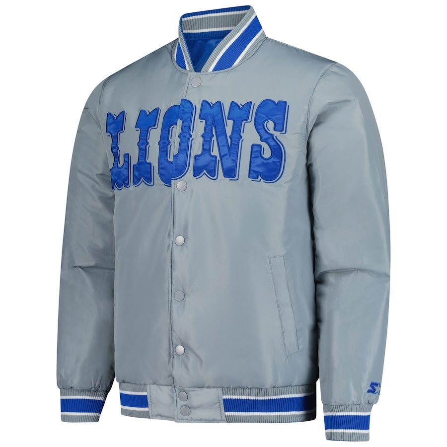 Detroit Lions Starter Varsity Reversible Jacket