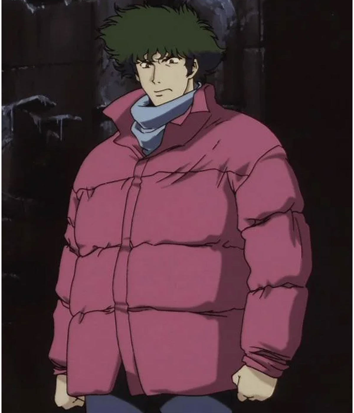 Spike Spiegel Cowboy Bebop Pink Puffer Jacket