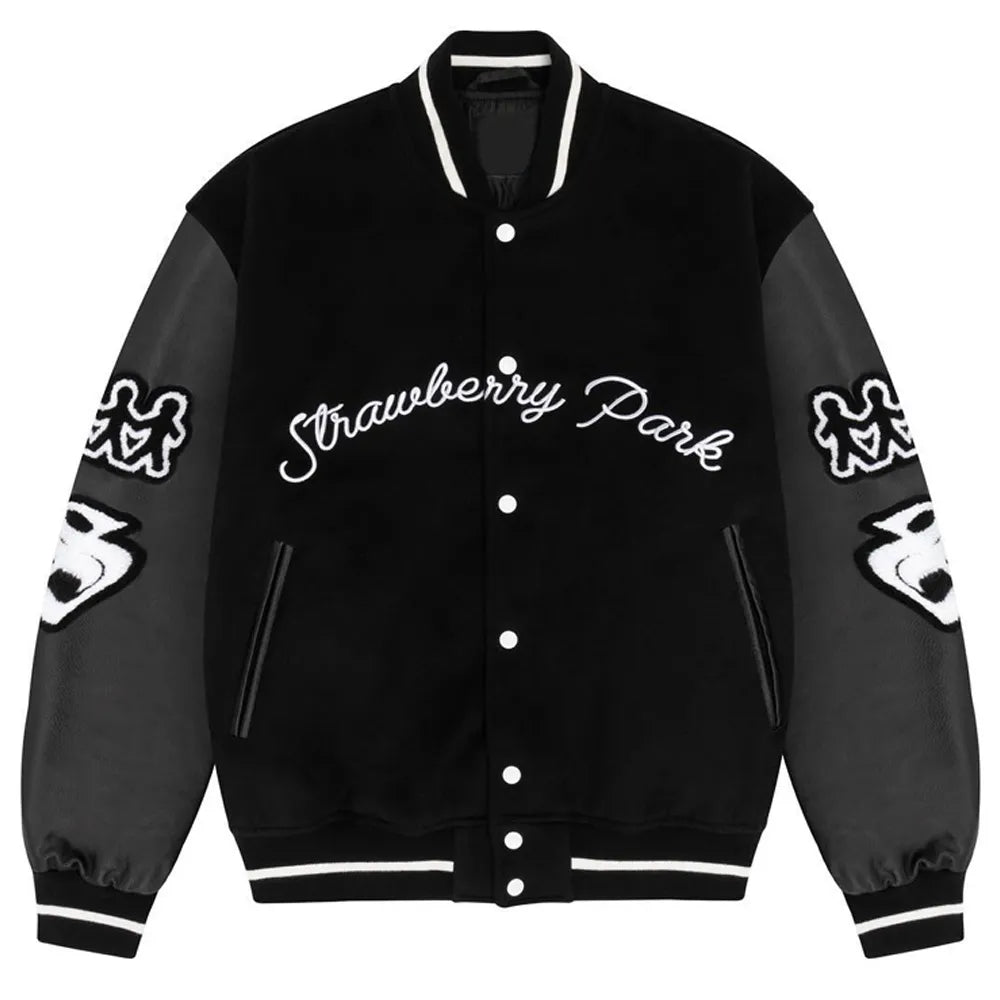Strawberry Park Valentine’s Day Varsity Jacket