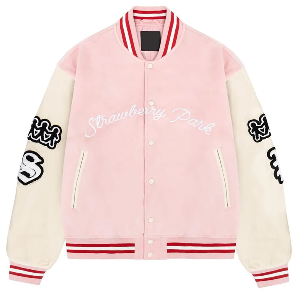 Strawberry Park Valentine’s Day Varsity Jacket