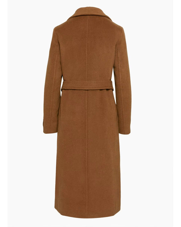 The Way Home S03 Chyler Leigh Brown Belted Wrap Coat