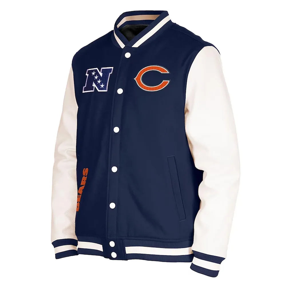 Chicago Bears Third Down Varsity Jacket