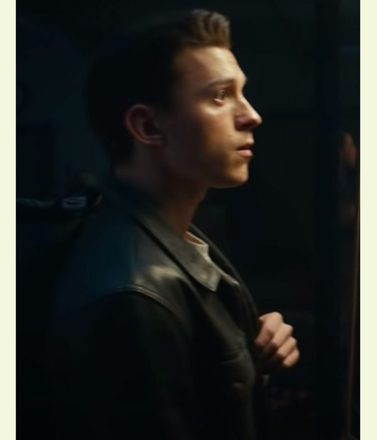 Tom Holland Uncharted Black Leather Jacket