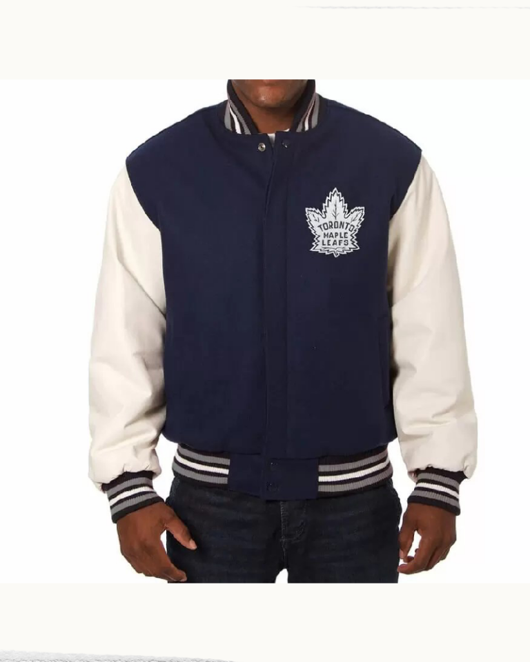 Toronto Maple Leafs Two Tone Varsity Jacket