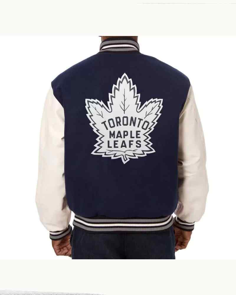 Toronto Maple Leafs Two Tone Varsity Jacket