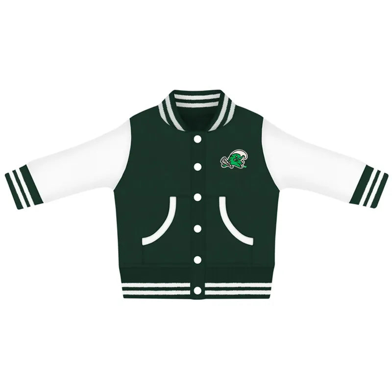 Tulane Athletics Green Varsity Jacket