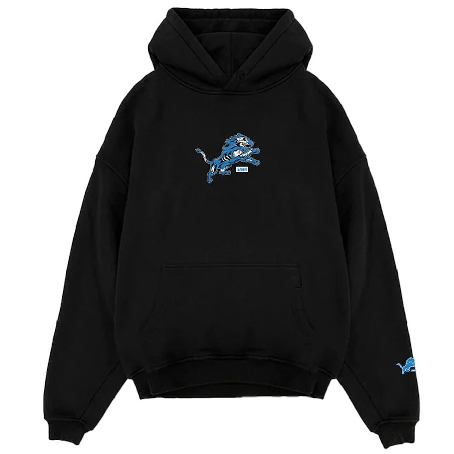 Unisex SANA x Detroit Lions Black Skeleton Hoodie