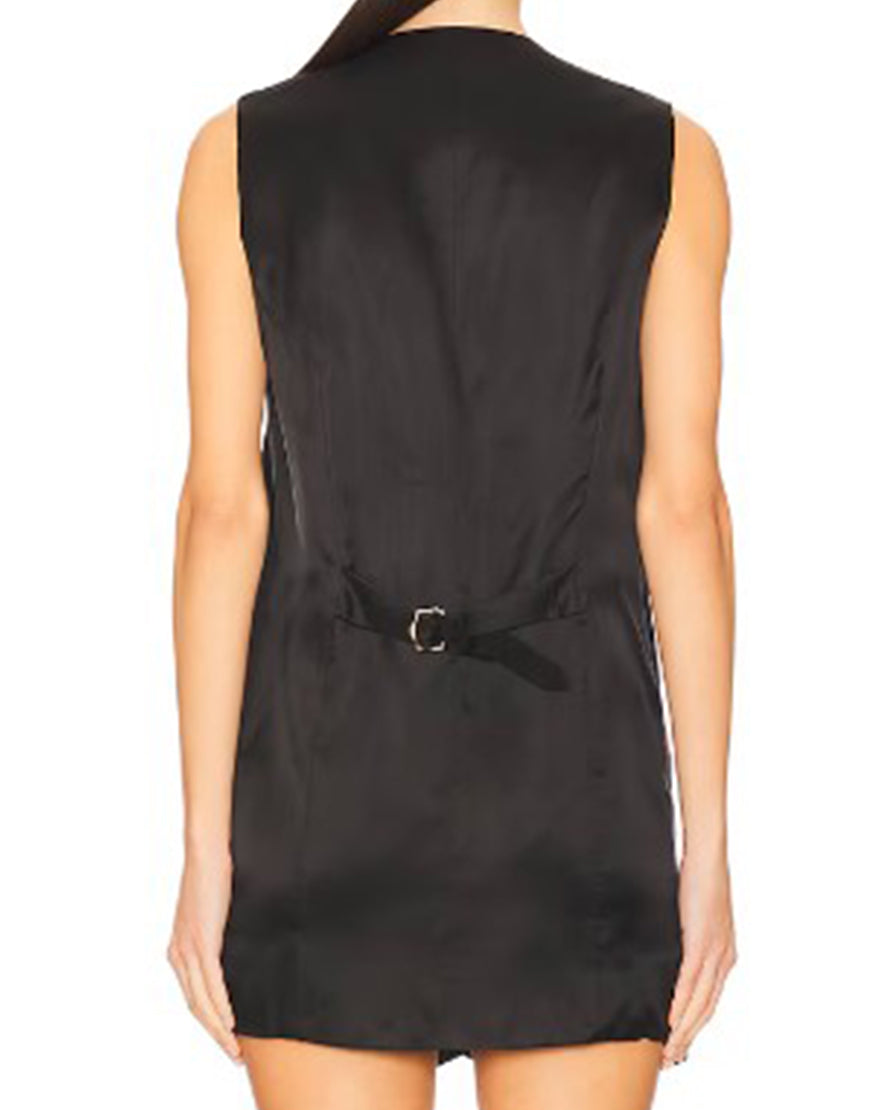 The Social 2025 Melissa Grelo Lollipop Print Vest Dress