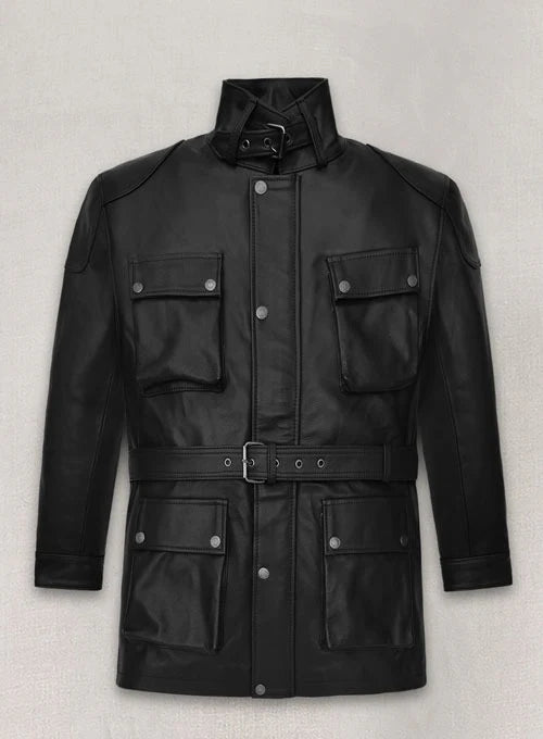 Will Smith "I Am Legend" Black Leather Jacket