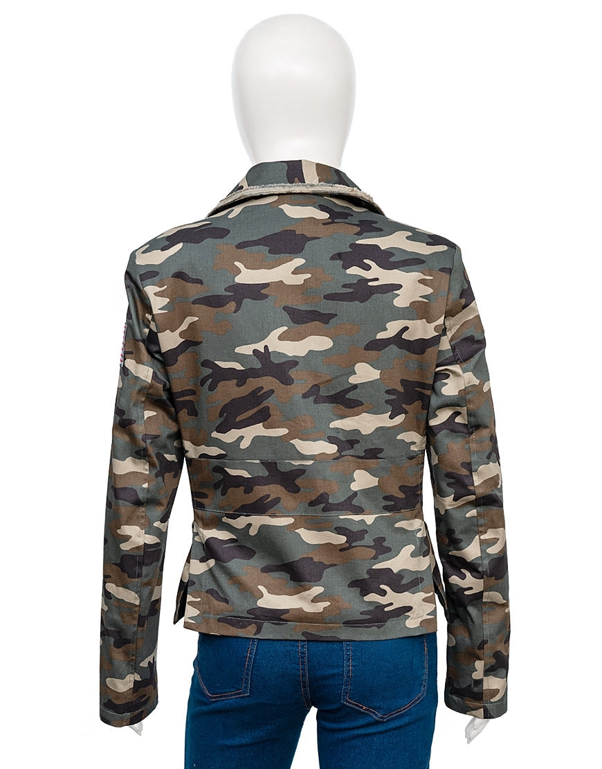 Los Angeles Rams Cheerleaders Camouflage Coat