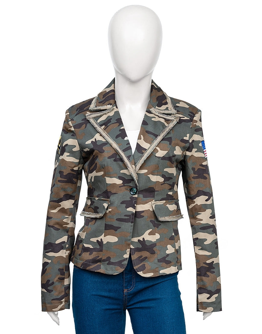 Los Angeles Rams Cheerleaders Camouflage Coat