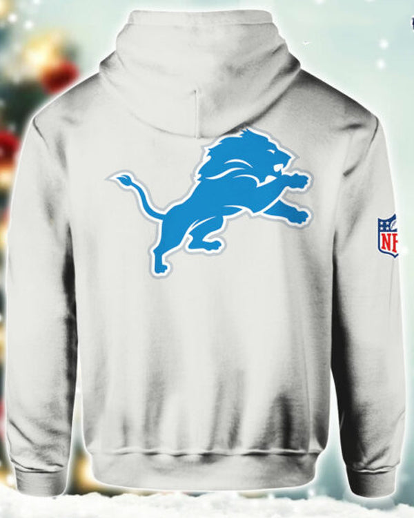 Dan Campbell Lions Grey Hoodie