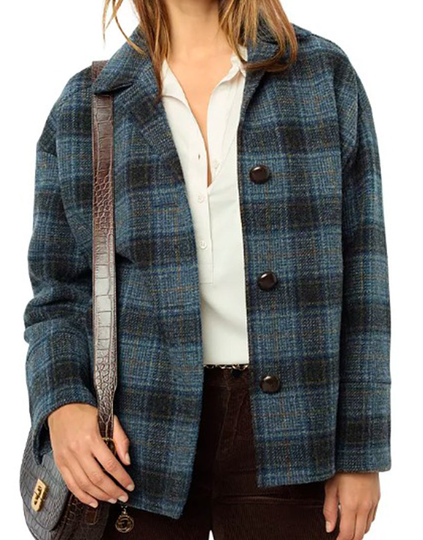 The Four Seasons 2025 Tina Fey Plaid Jacket