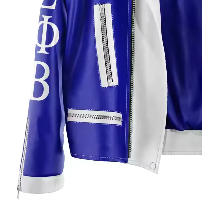 Zeta Phi Beta Sorority Leather Jacket