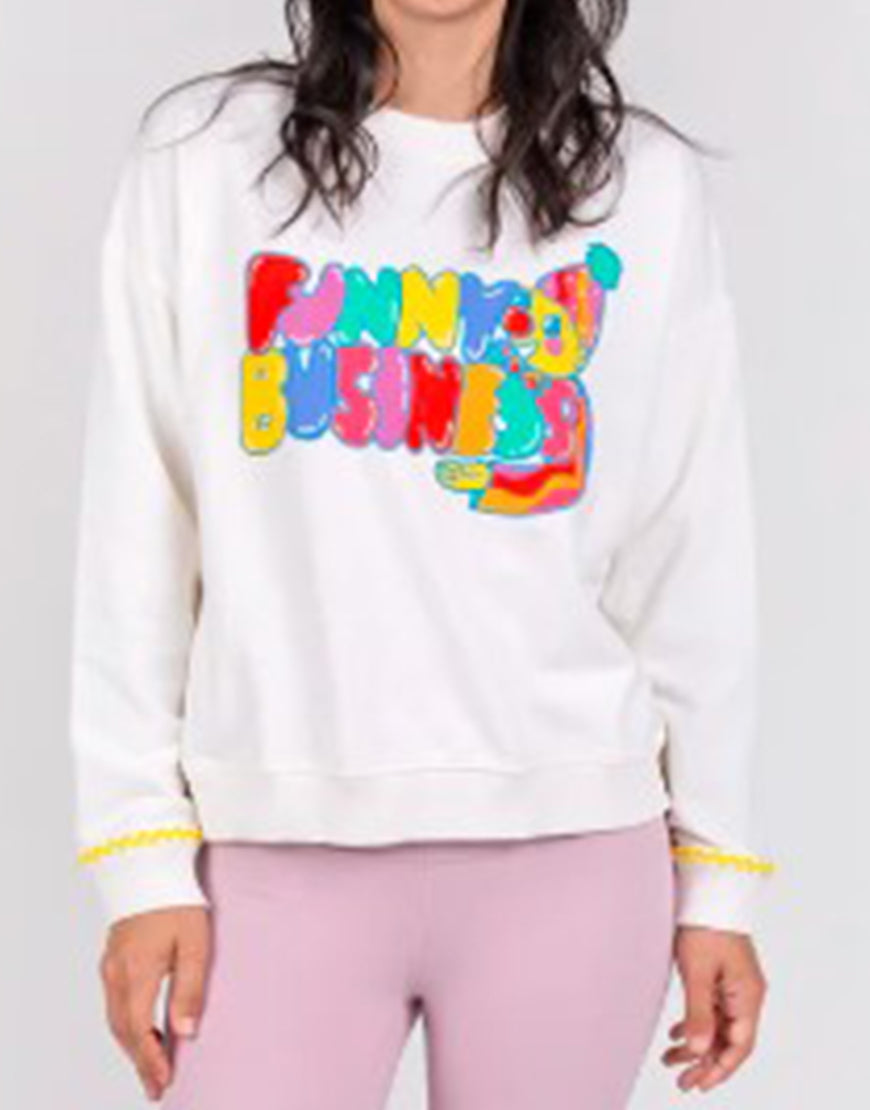 The Sex Lives Of College Girls S03 Amrit Kaur White Sweatshirt